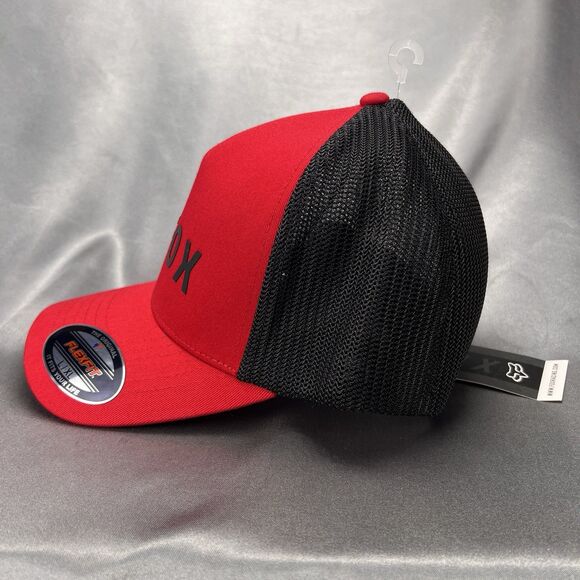 Fox Racing Absolute Flexfit Hat Mens L / XL Lid Cap Flame Red MX Summer Vacation - Picture 6 of 15